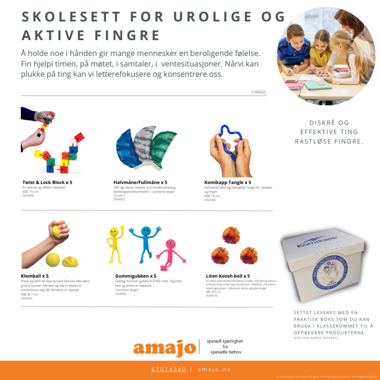 Skolekit for rastløse fingre